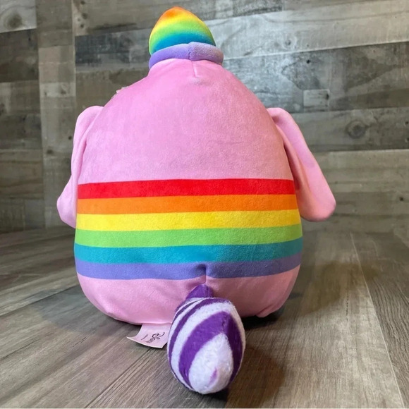 BINGBONG 🌈 Pink Elephant Disney PRIDE Collection Original Squishmallow • NWT - Picture 2 of 4